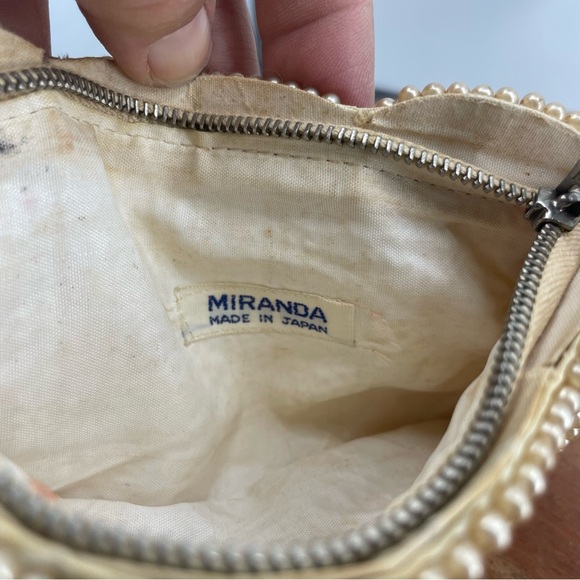 Miranda Small beaded clutch bag, vintage 50s made in Japan 6 x 3” - Picture 4 of 7